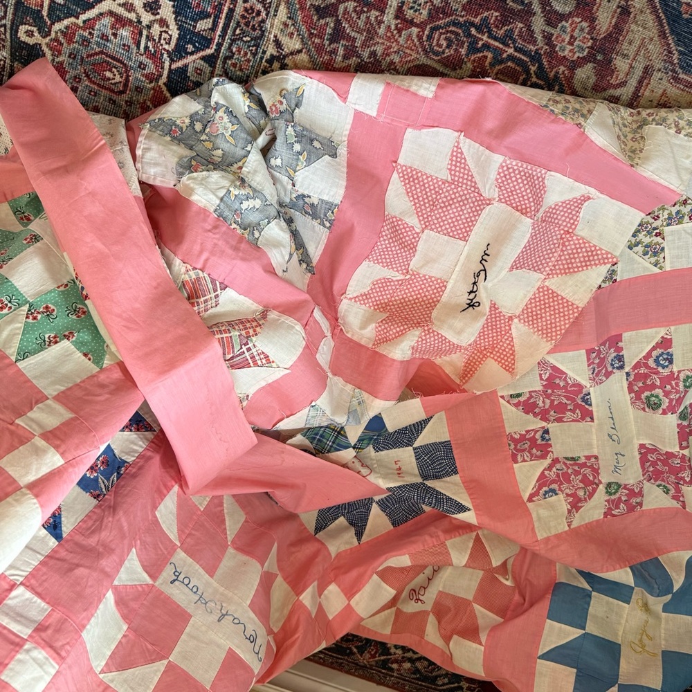 1940s Patchwork Star Quilt Guild Piece‎ - Picture 4 of 12